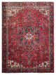 Pacific Heriz  Red Black Traditional
