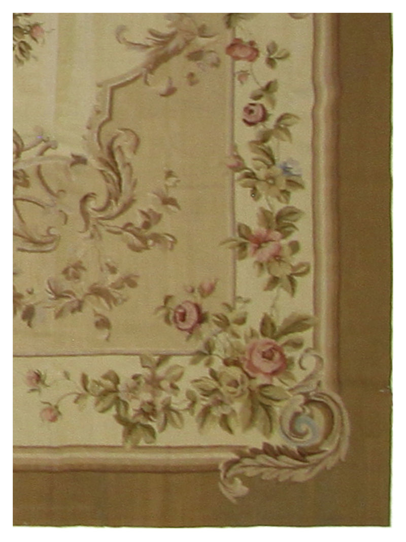 Pacific Needle Point 29850 Beige Lt.Brown Tapestry Needle Point Rug