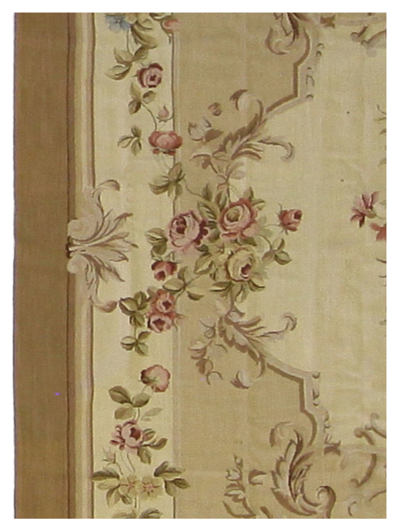 Pacific Needle Point 29850 Beige Lt.Brown Tapestry Needle Point Rug