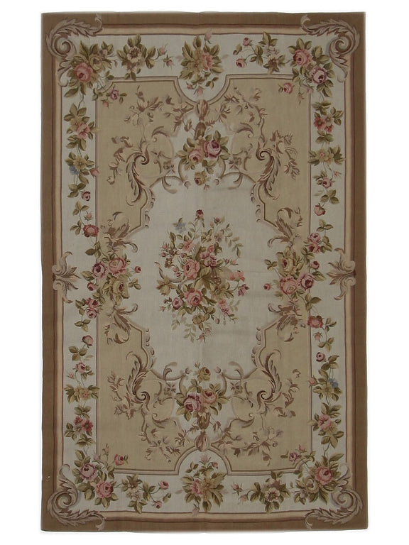 Pacific Needle Point  Beige Brown Tapestry