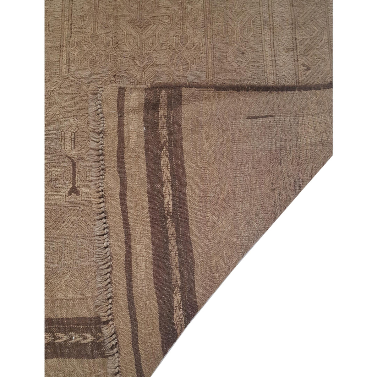 Pacific Uzbak 29861 Lt.Brown Lt.Brown Transitional Hand Knotted Rug