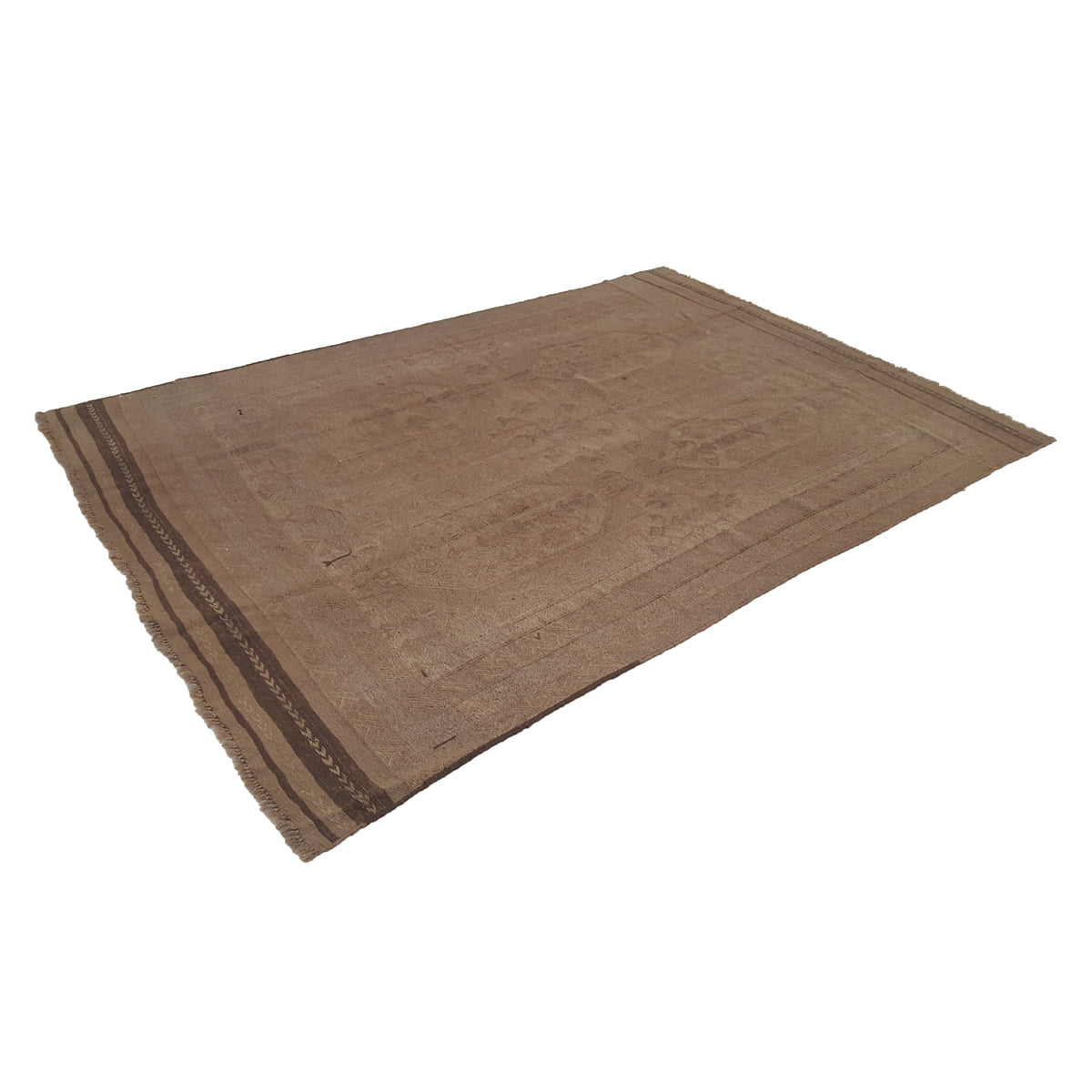 Pacific Uzbak 29861 Lt.Brown Lt.Brown Transitional Hand Knotted Rug