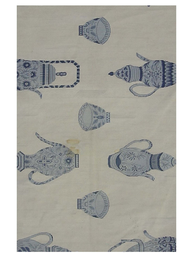 Pacific Needle Point 29863 Ivory Blue Tapestry Needle Point Rug