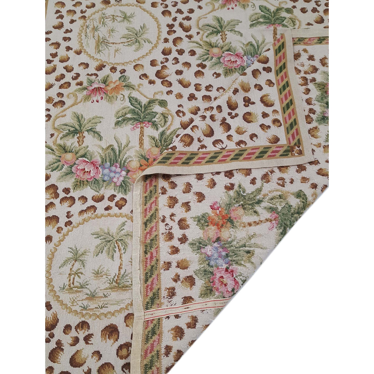 Pacific Needle Point 29874 Ivory Ivory Tapestry Needle Point Rug