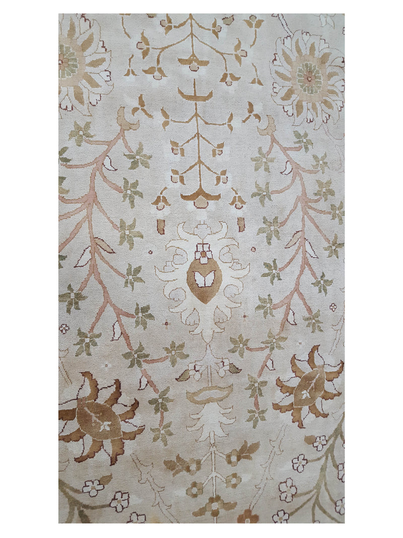 Pacific Agra 29979 Khaki Latte Transitional Hand Knotted Rug