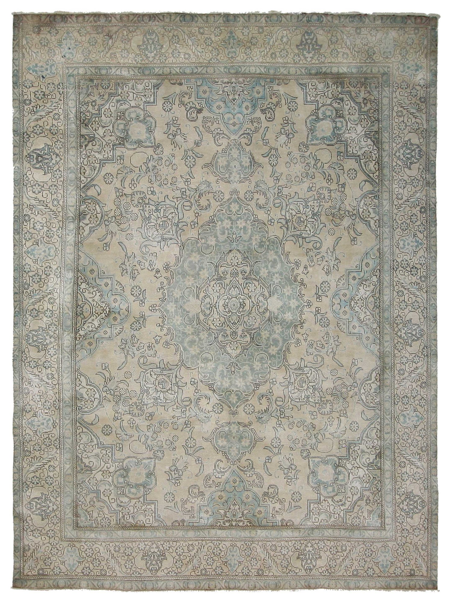 Pacific Vintage  Ivory Teal Vintage