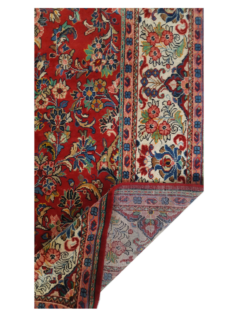 Pacific Mahal 30429 Red Ivory Traditional Hand Knotted Rug