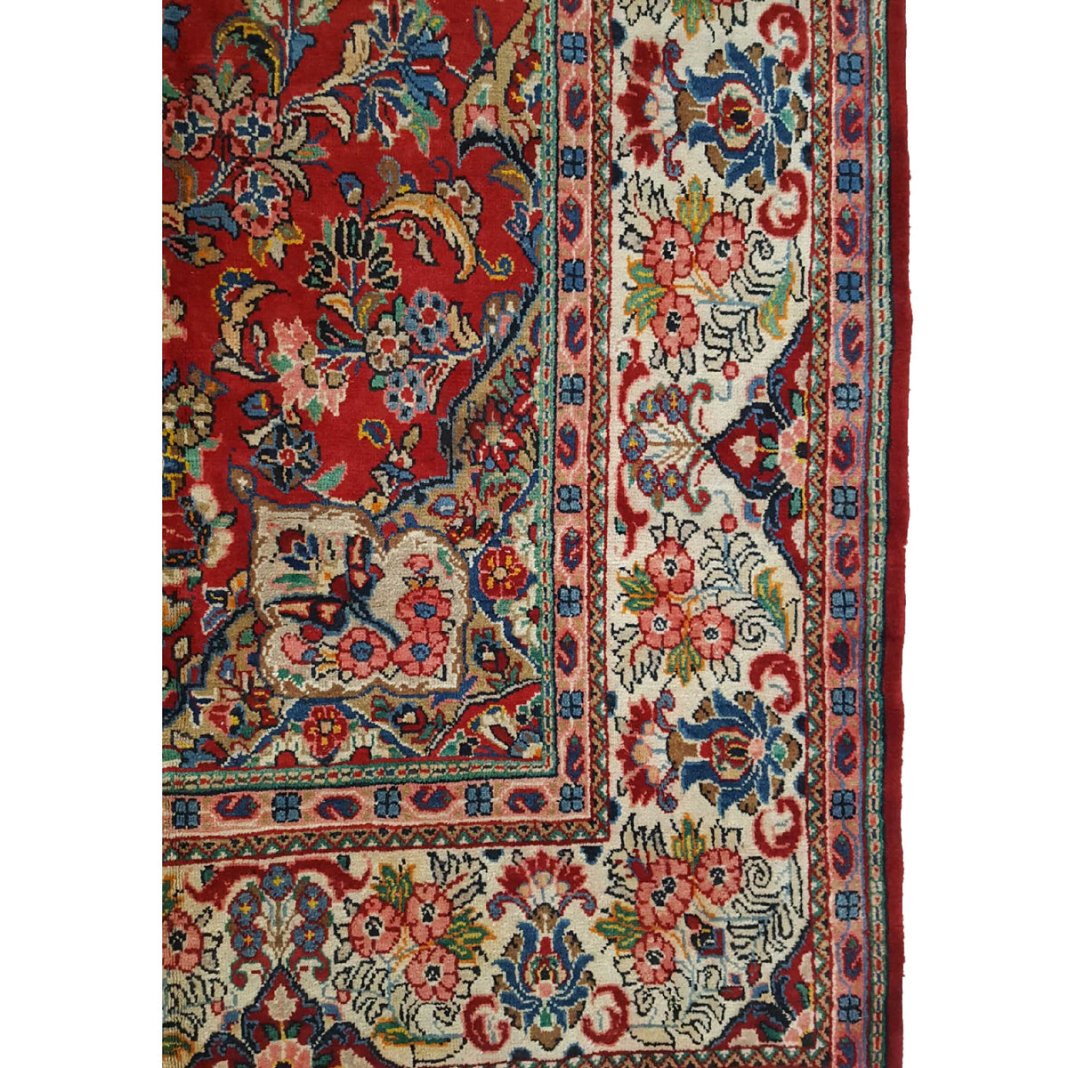 Pacific Mahal 30429 Red Ivory Traditional Hand Knotted Rug