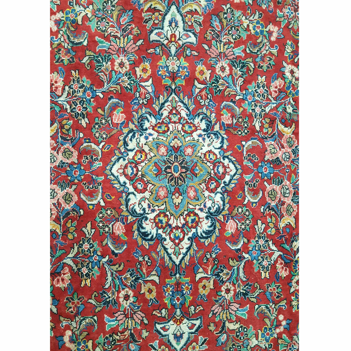 Pacific Mahal 30429 Red Ivory Traditional Hand Knotted Rug