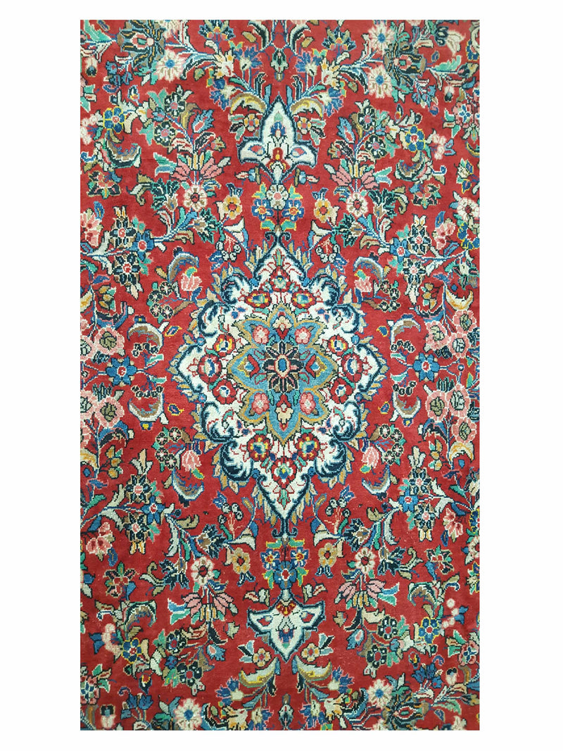 Pacific Mahal 30429 Red Ivory Traditional Hand Knotted Rug