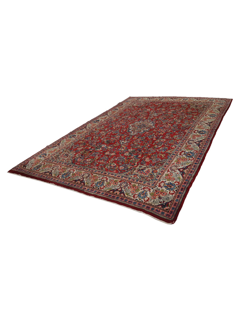 Pacific Mahal 30429 Red Ivory Traditional Hand Knotted Rug