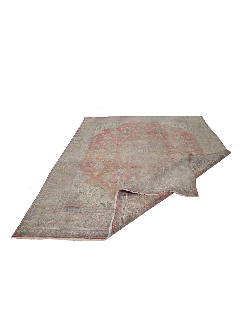 Pacific Mahal 30438 Red Beige Traditional Hand Knotted Rug