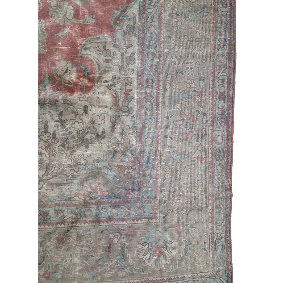 Pacific Mahal 30438 Red Beige Traditional Hand Knotted Rug