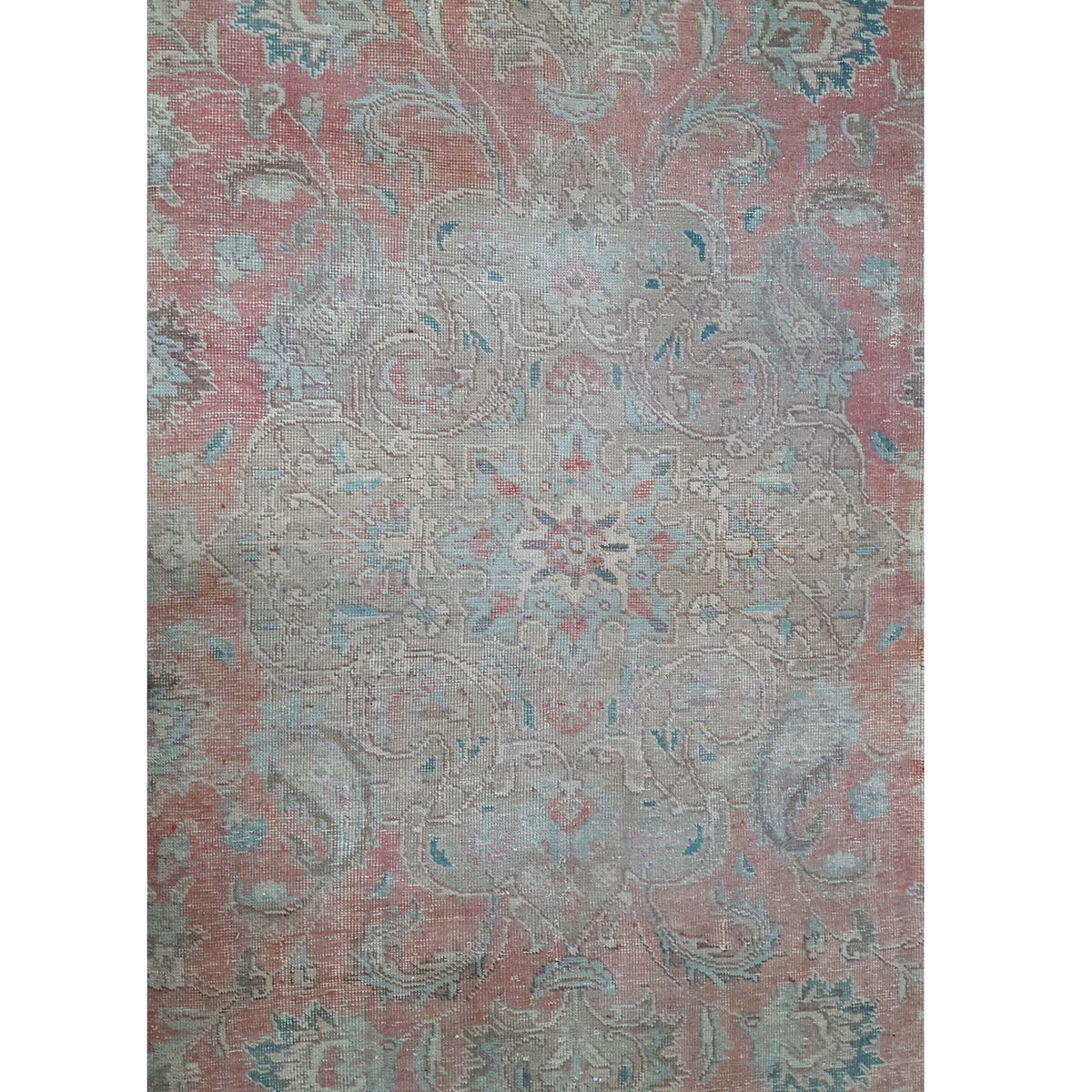 Pacific Mahal 30438 Red Beige Traditional Hand Knotted Rug