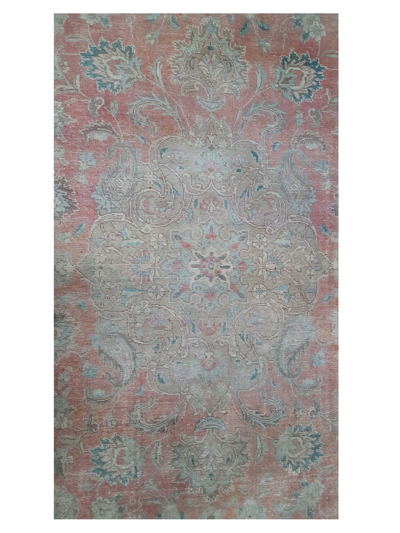 Pacific Mahal 30438 Red Beige Traditional Hand Knotted Rug