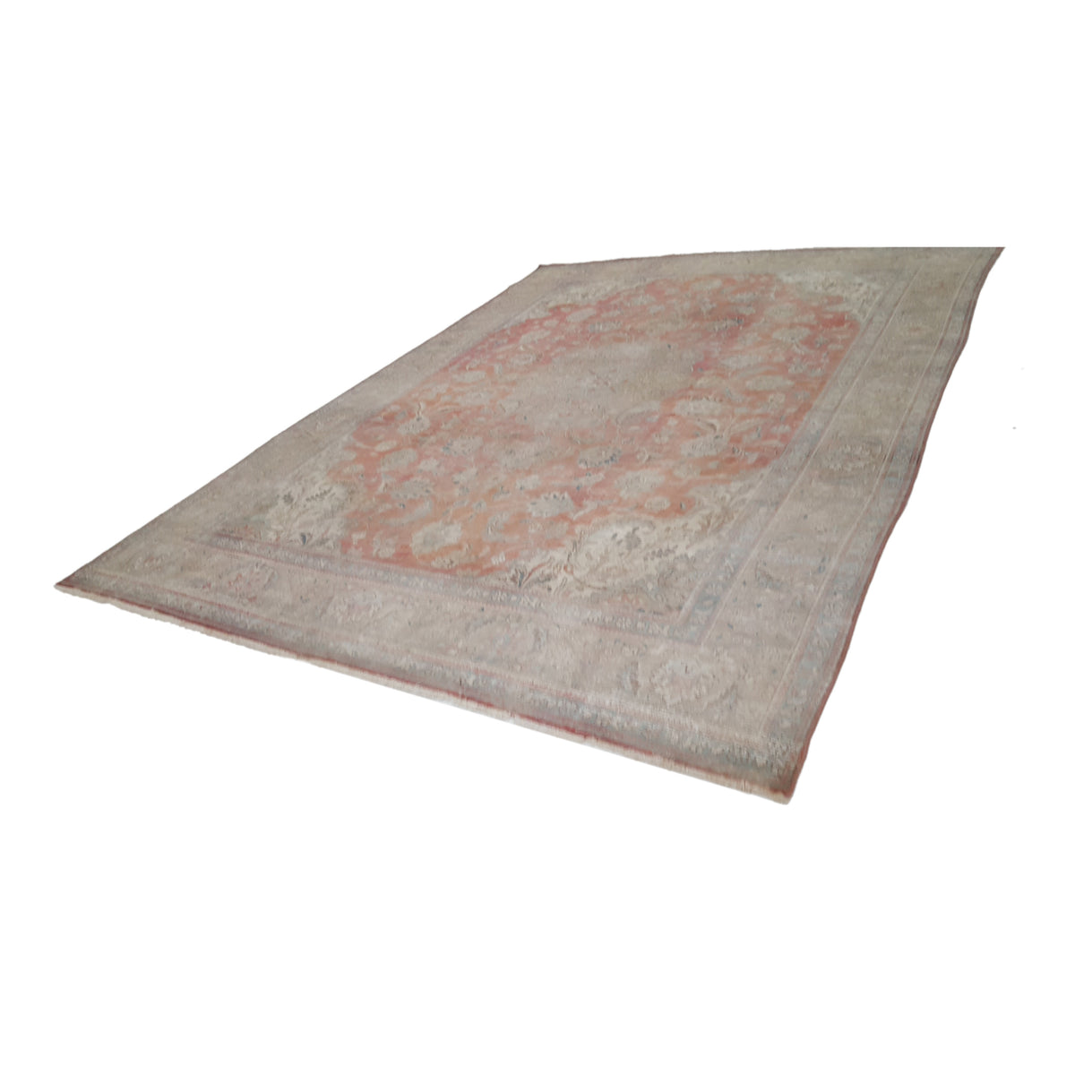 Pacific Mahal 30438 Red Beige Traditional Hand Knotted Rug