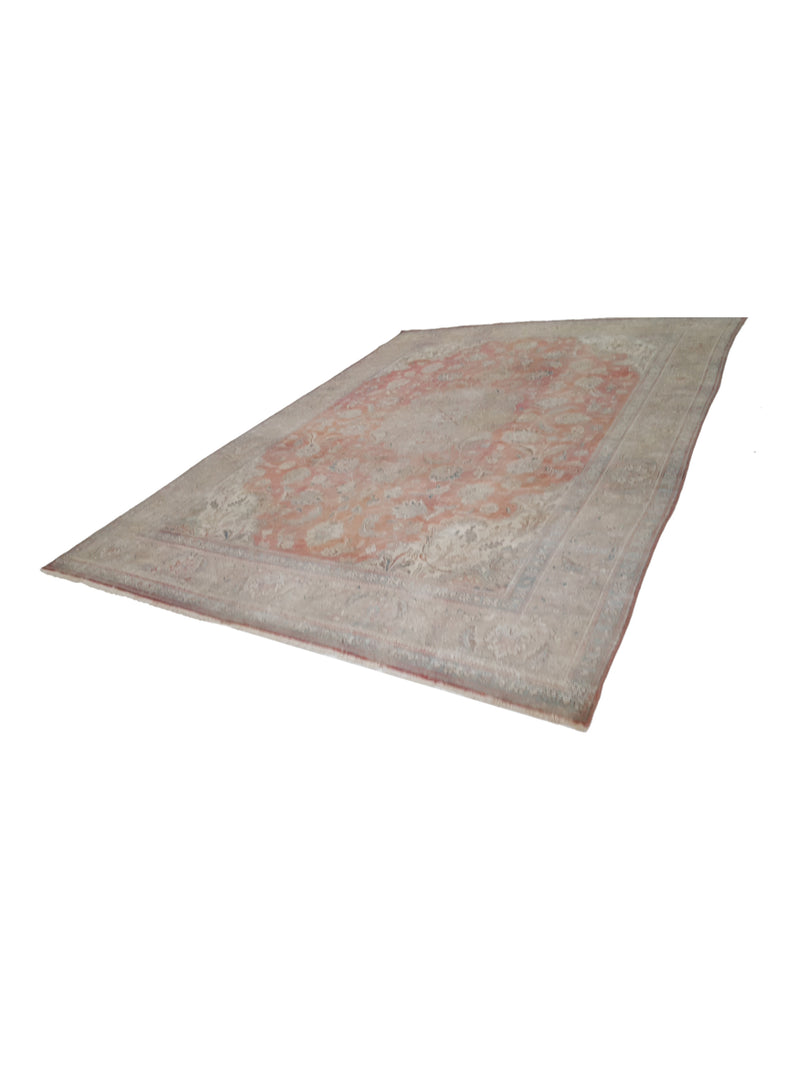 Pacific Mahal 30438 Red Beige Traditional Hand Knotted Rug