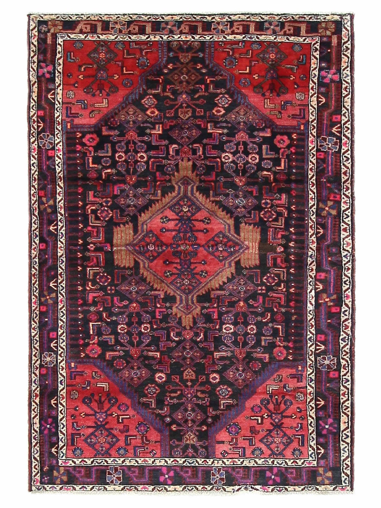 Fasa Persian  Orange Navy Traditional