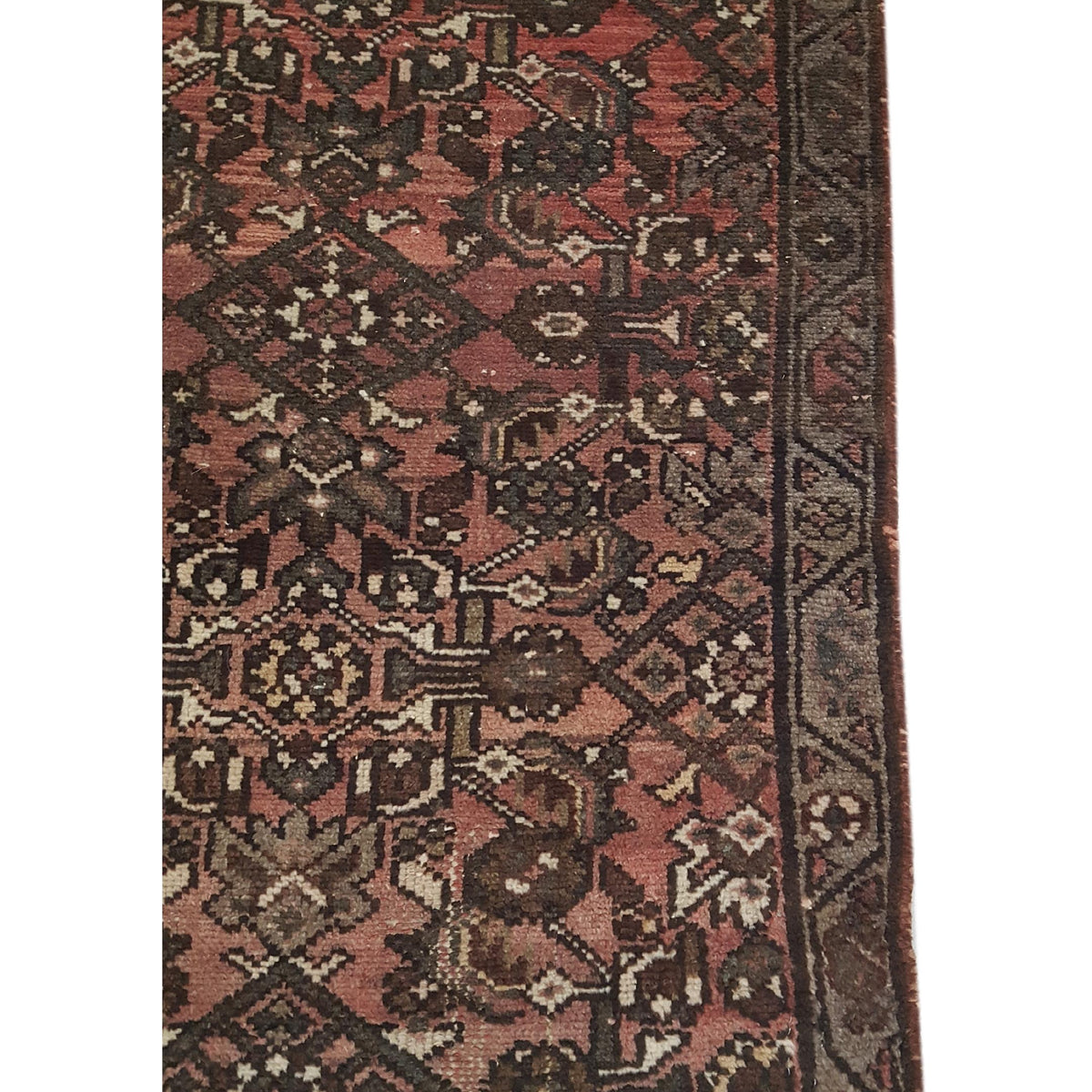 Pacific Karajah 31231 Rust Brown Traditional Hand Knotted Rug