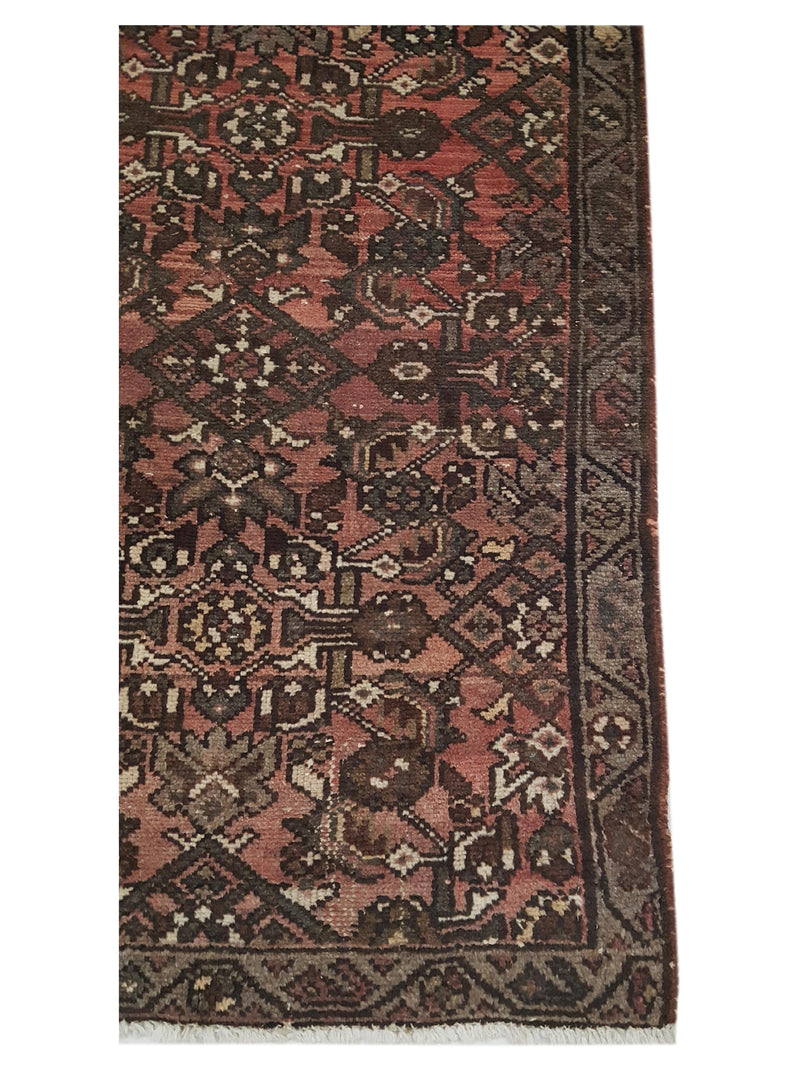 Pacific Karajah 31231 Rust Brown Traditional Hand Knotted Rug
