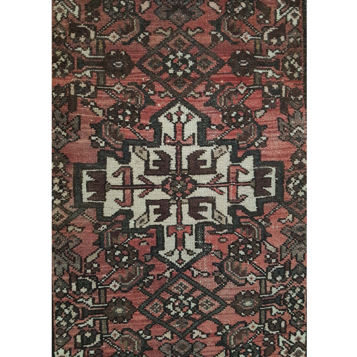 Pacific Karajah 31231 Rust Brown Traditional Hand Knotted Rug