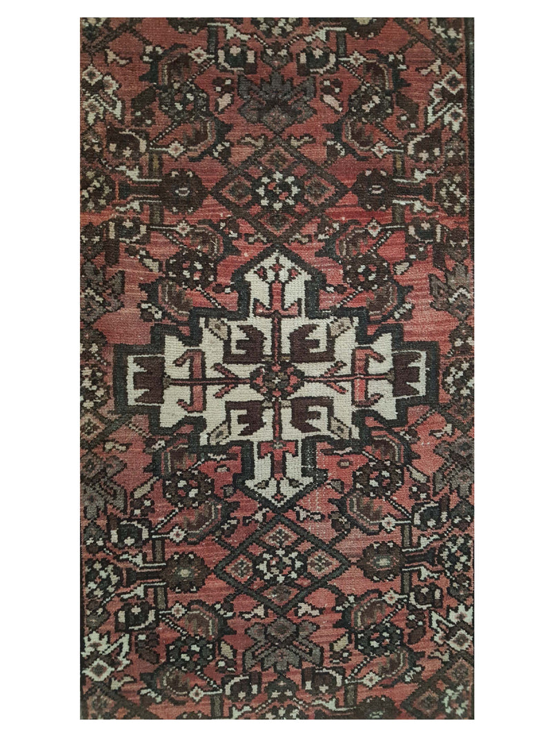 Pacific Karajah 31231 Rust Brown Traditional Hand Knotted Rug