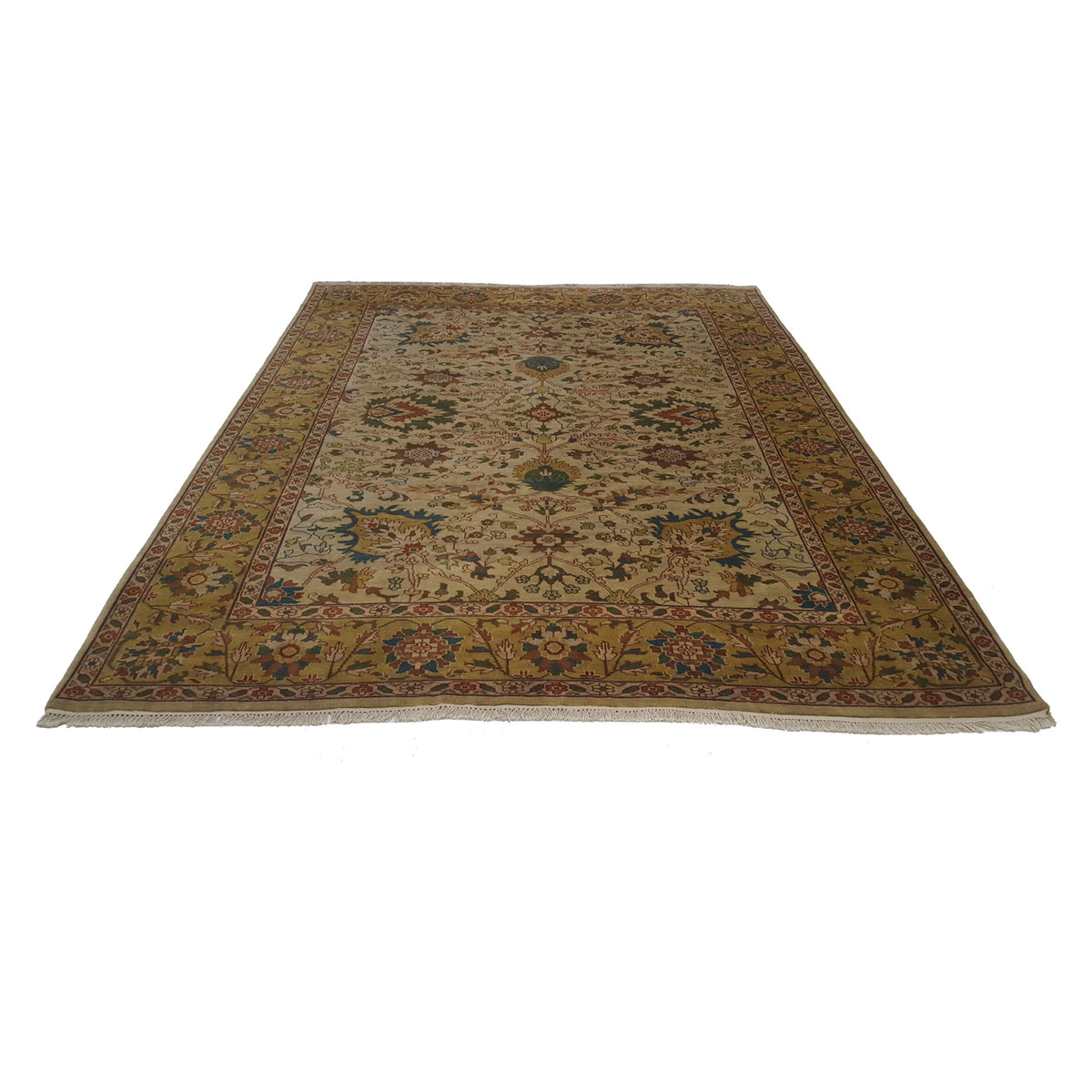 Pacific Tribal 31366 Beige Gold Traditional Hand Knotted Rug