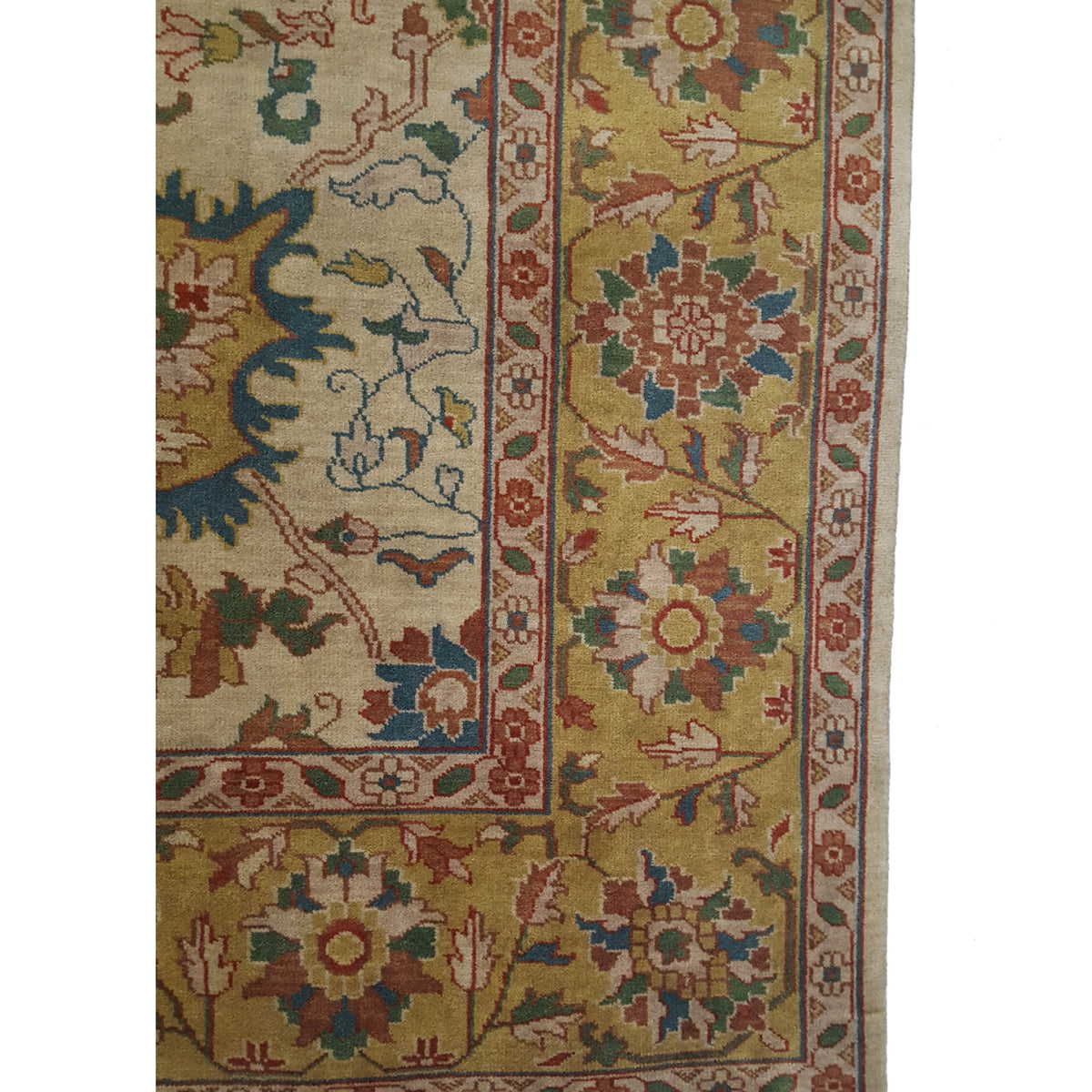 Pacific Tribal 31366 Beige Gold Traditional Hand Knotted Rug