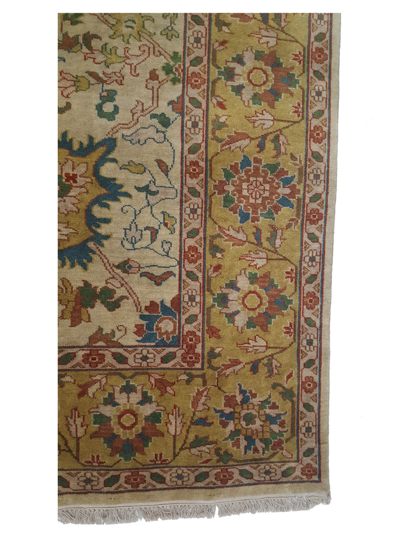 Pacific Tribal 31366 Beige Gold Traditional Hand Knotted Rug