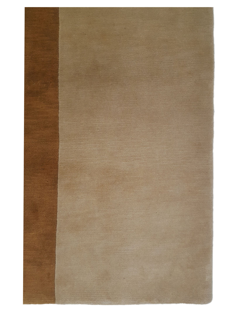 Pacific Tranquality 31948 Camel Brown Modern Hand Knotted Rug