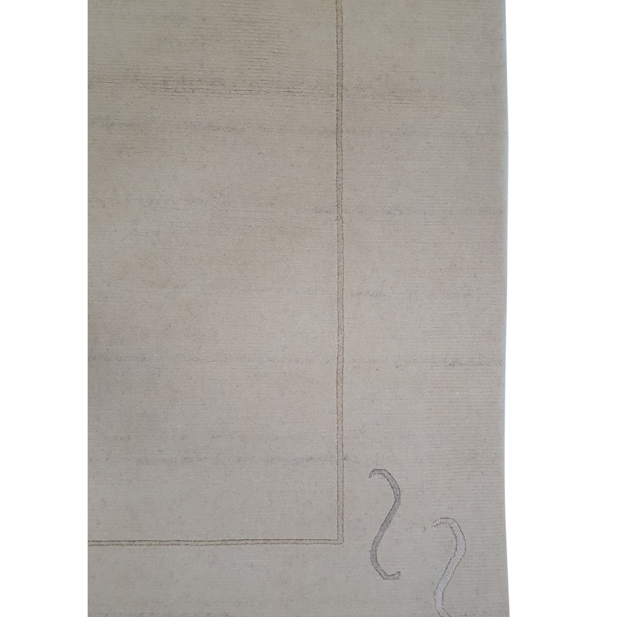 Pacific Tranquality 31950 Ivory Ivory Modern Hand Knotted Rug
