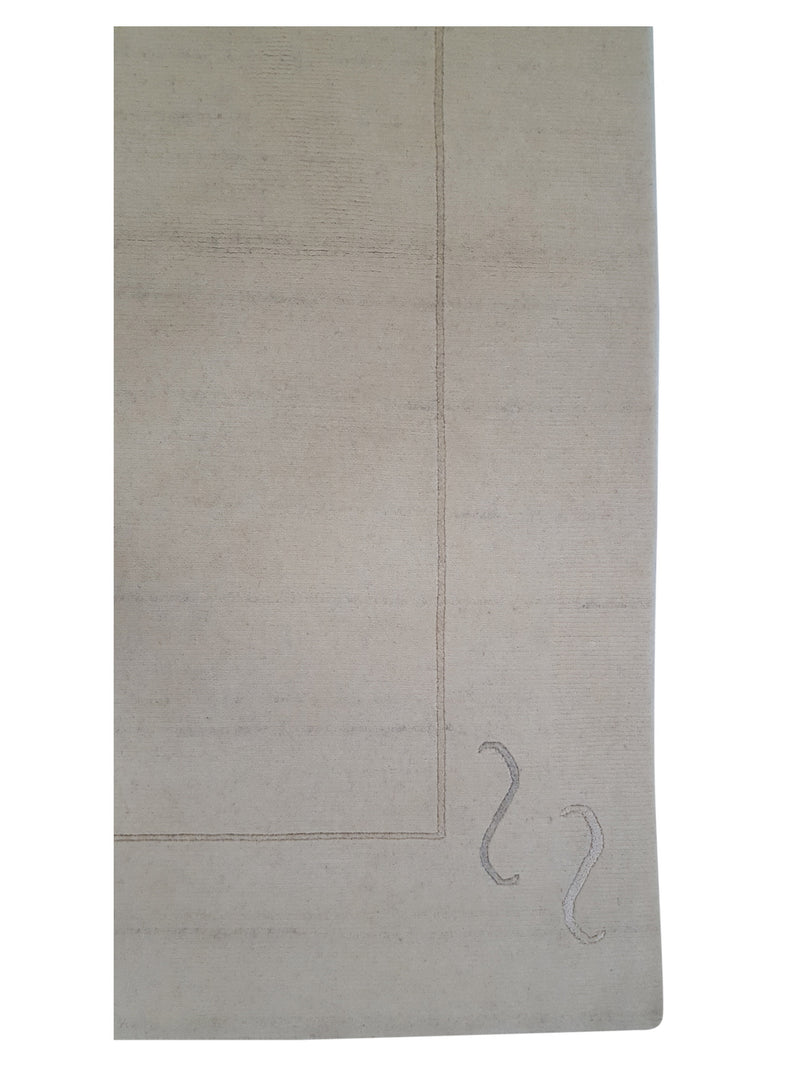 Pacific Tranquality 31950 Ivory Ivory Modern Hand Knotted Rug