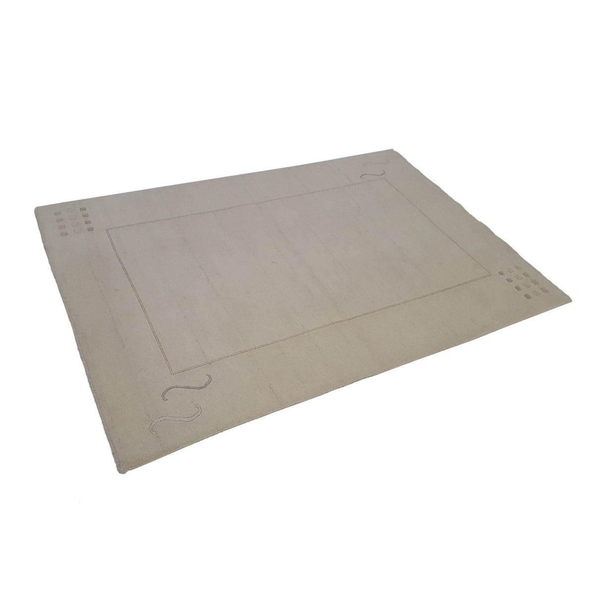 Pacific Tranquality 31950 Ivory Ivory Modern Hand Knotted Rug