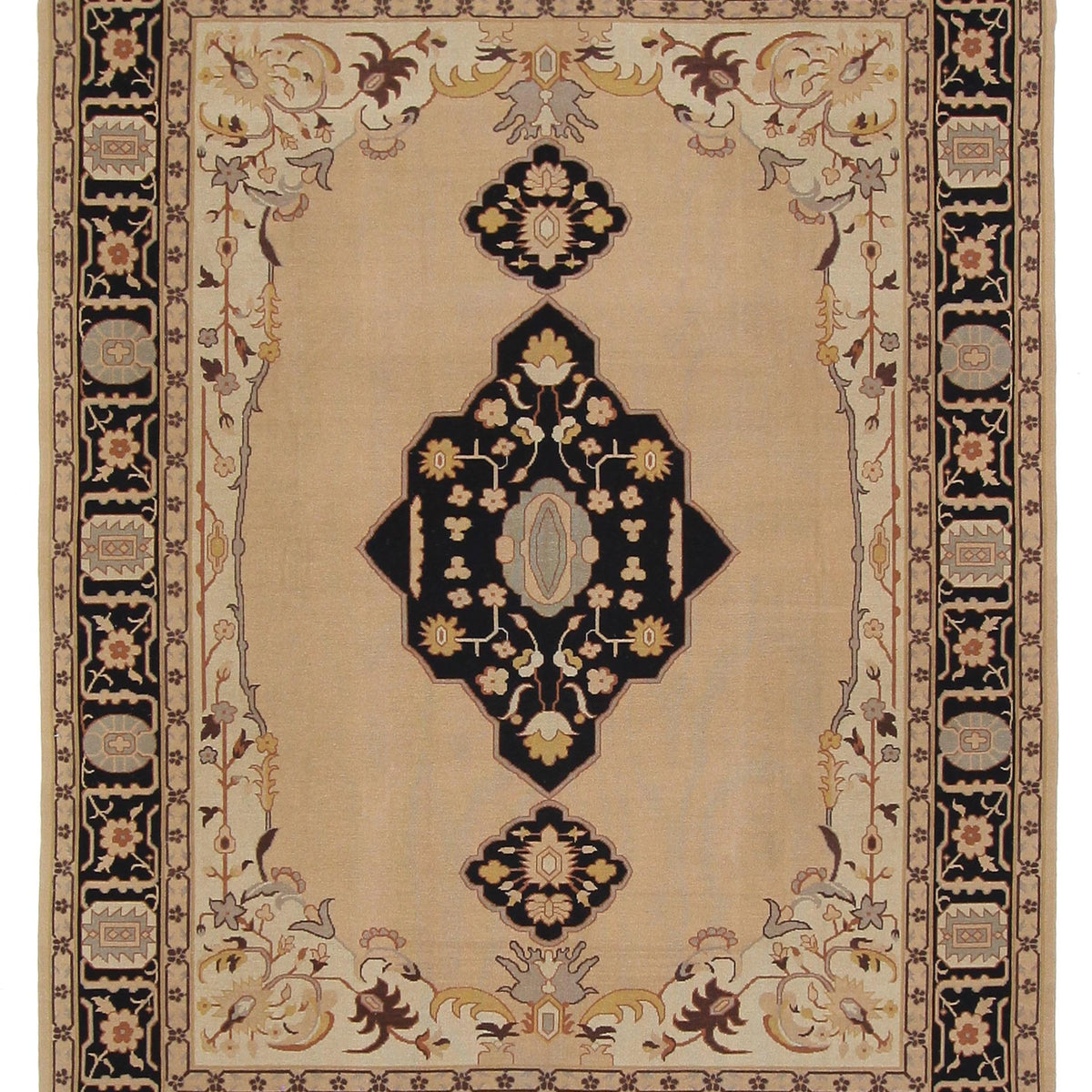 Pacific Summak  Beige Black Traditional