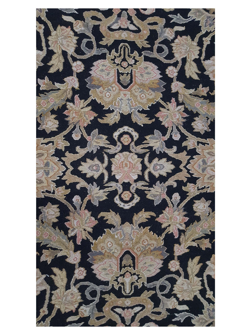Pacific Summak 32228 Black Peach Traditional Hand Knotted Rug