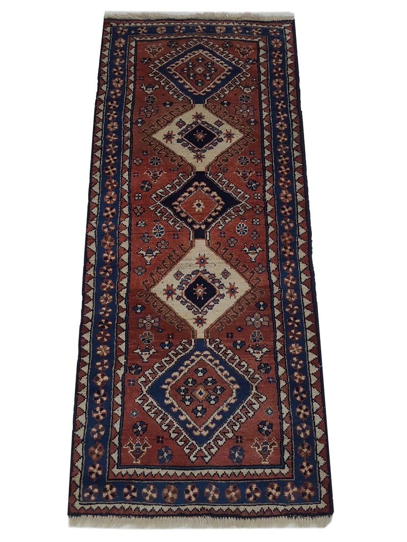 Fasa Yalmeah 32239 Black Red Traditional Semi Antique Rug