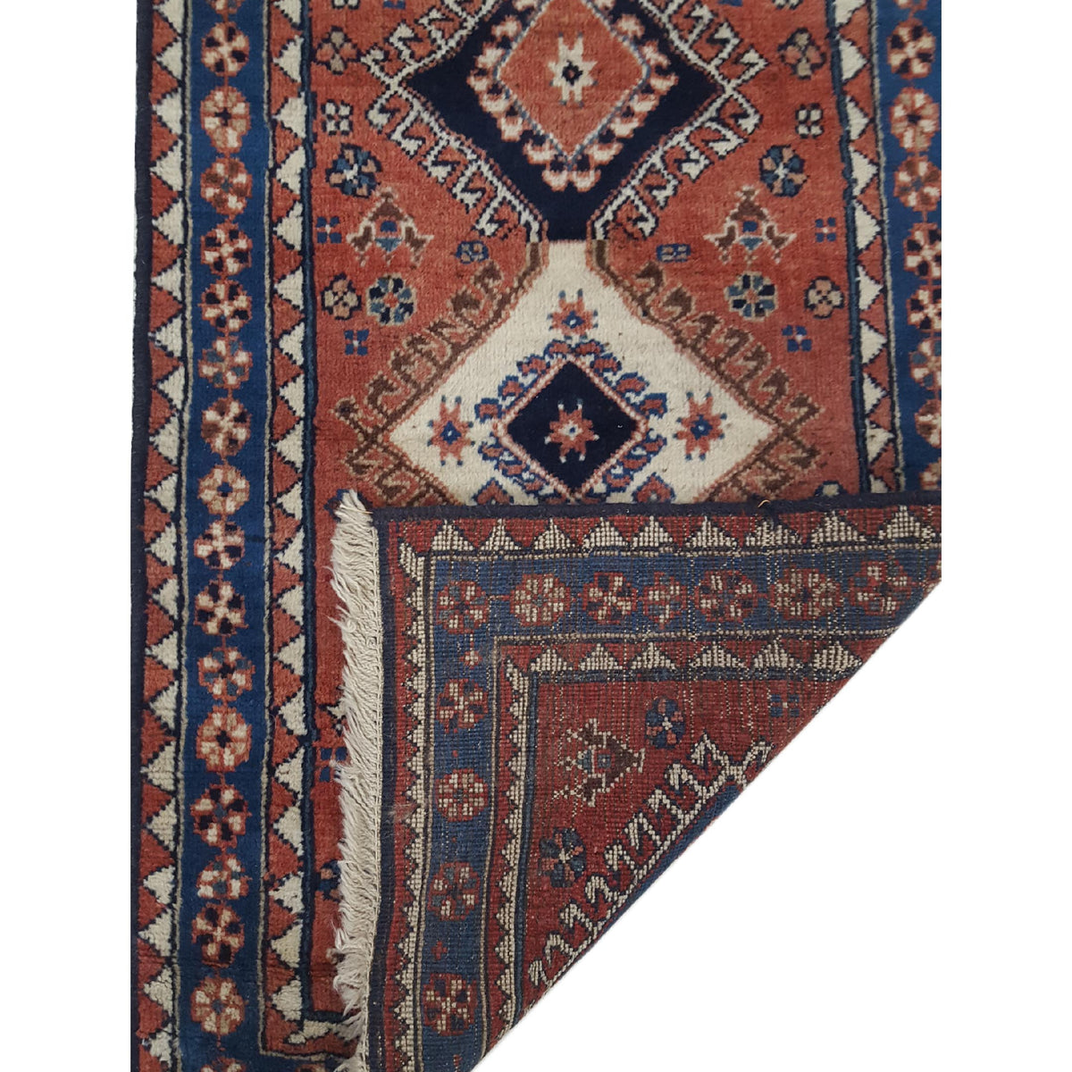 Fasa Yalmeah 32239 Black Red Traditional Semi Antique Rug