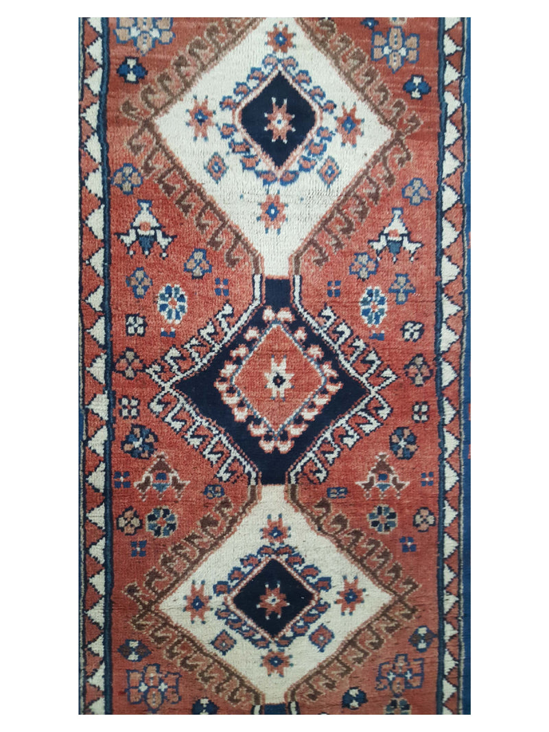 Fasa Yalmeah 32239 Black Red Traditional Semi Antique Rug