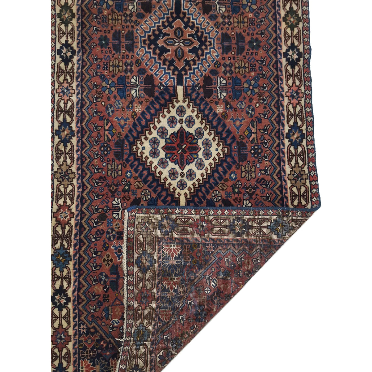Fasa Yalmeah 32281 Rust Ivory Traditional Semi Antique Rug