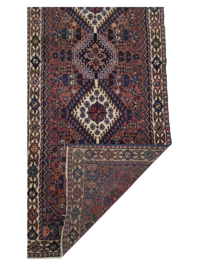 Fasa Yalmeah 32281 Rust Ivory Traditional Semi Antique Rug