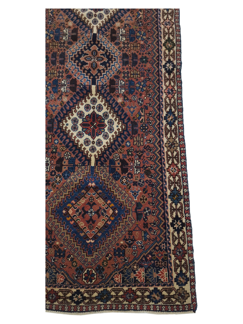 Fasa Yalmeah 32281 Rust Ivory Traditional Semi Antique Rug