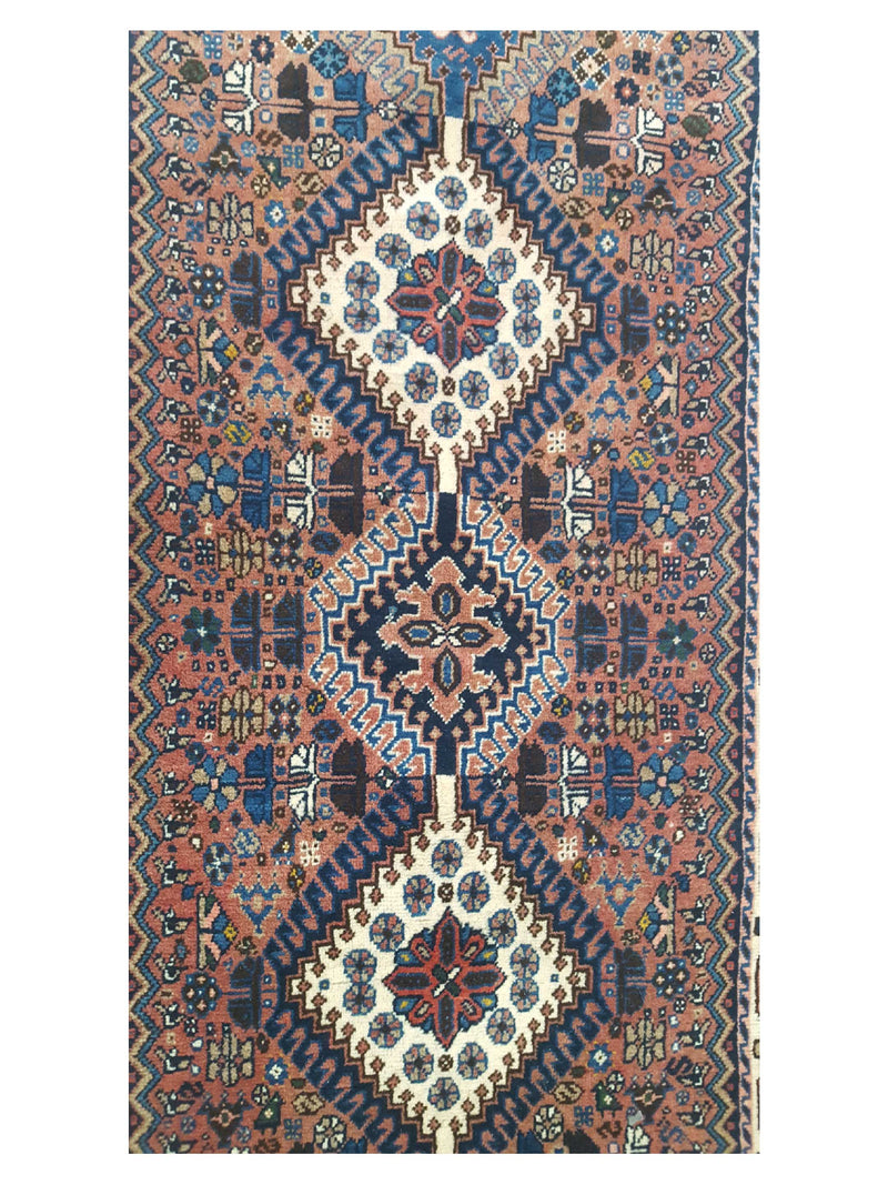 Fasa Yalmeah 32281 Rust Ivory Traditional Semi Antique Rug