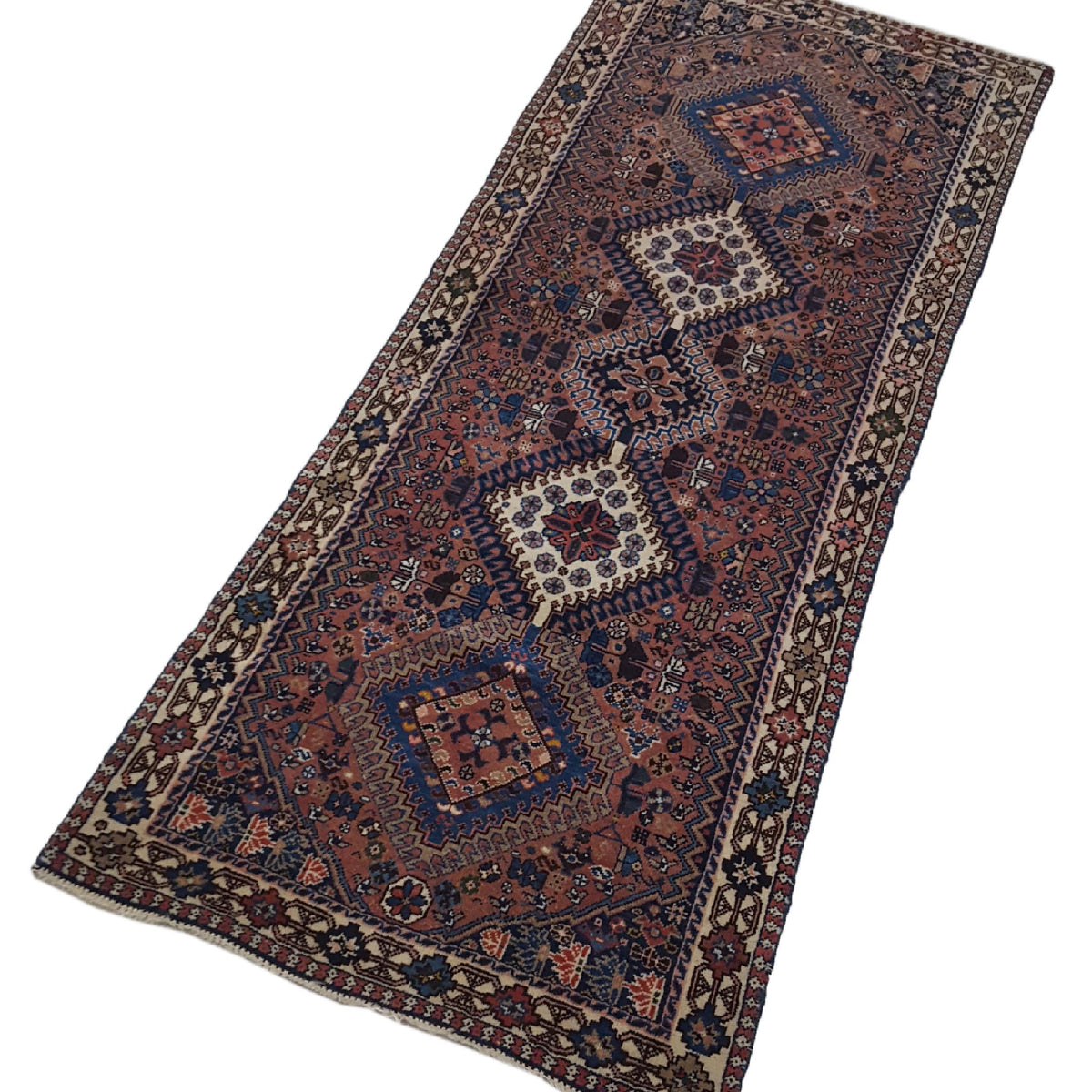 Fasa Yalmeah 32281 Rust Ivory Traditional Semi Antique Rug