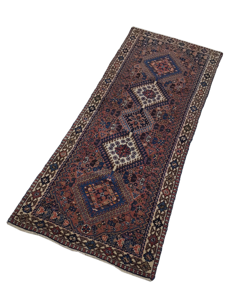 Fasa Yalmeah 32281 Rust Ivory Traditional Semi Antique Rug