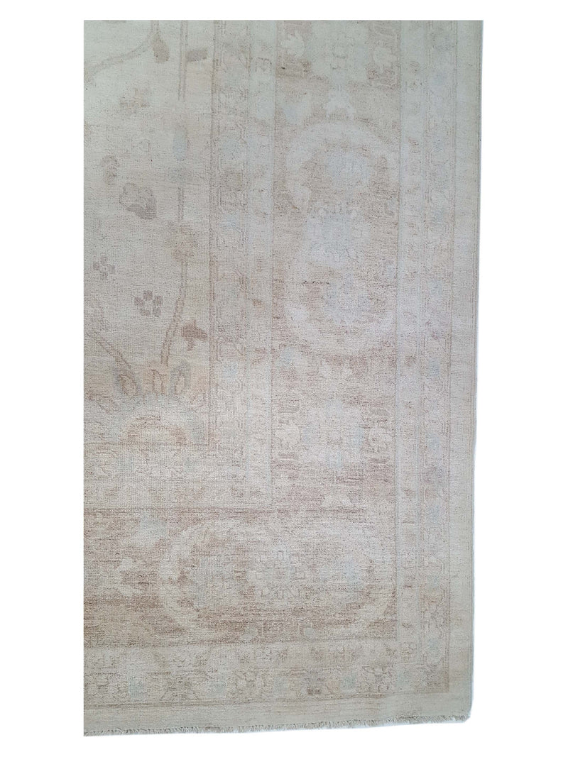 Pacific Ziegler 32345 Ivory Ivory Transitional Hand Knotted Rug