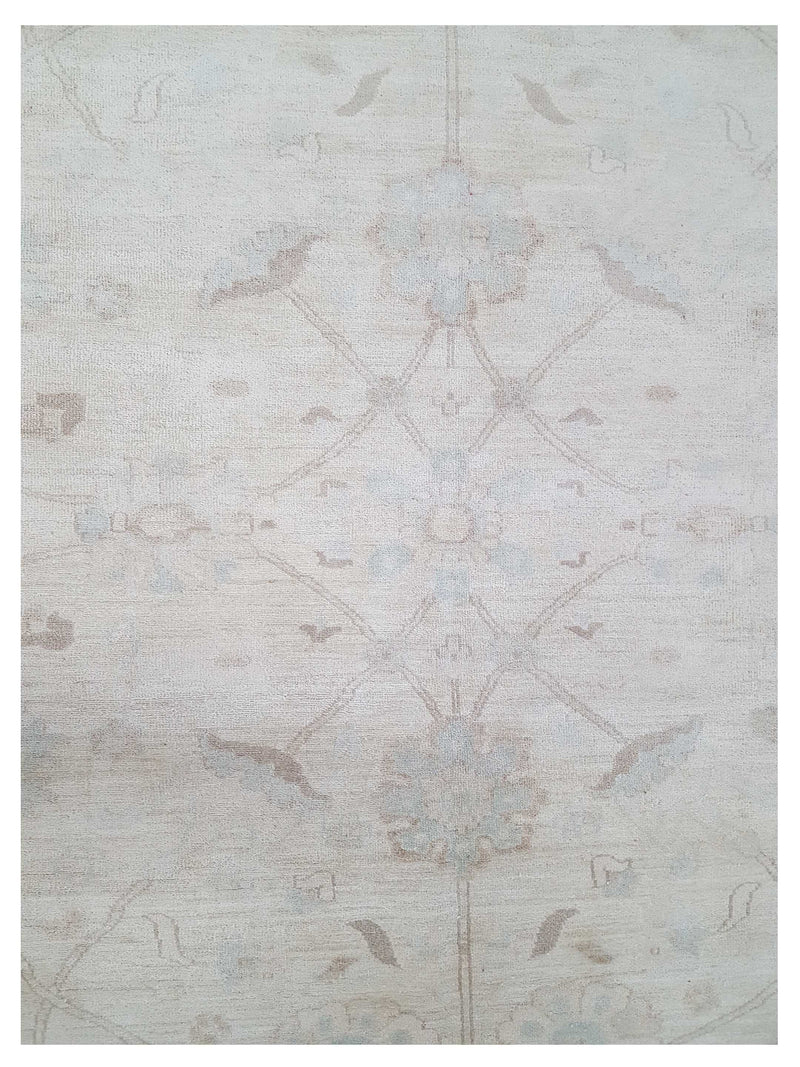 Pacific Ziegler 32345 Ivory Ivory Transitional Hand Knotted Rug