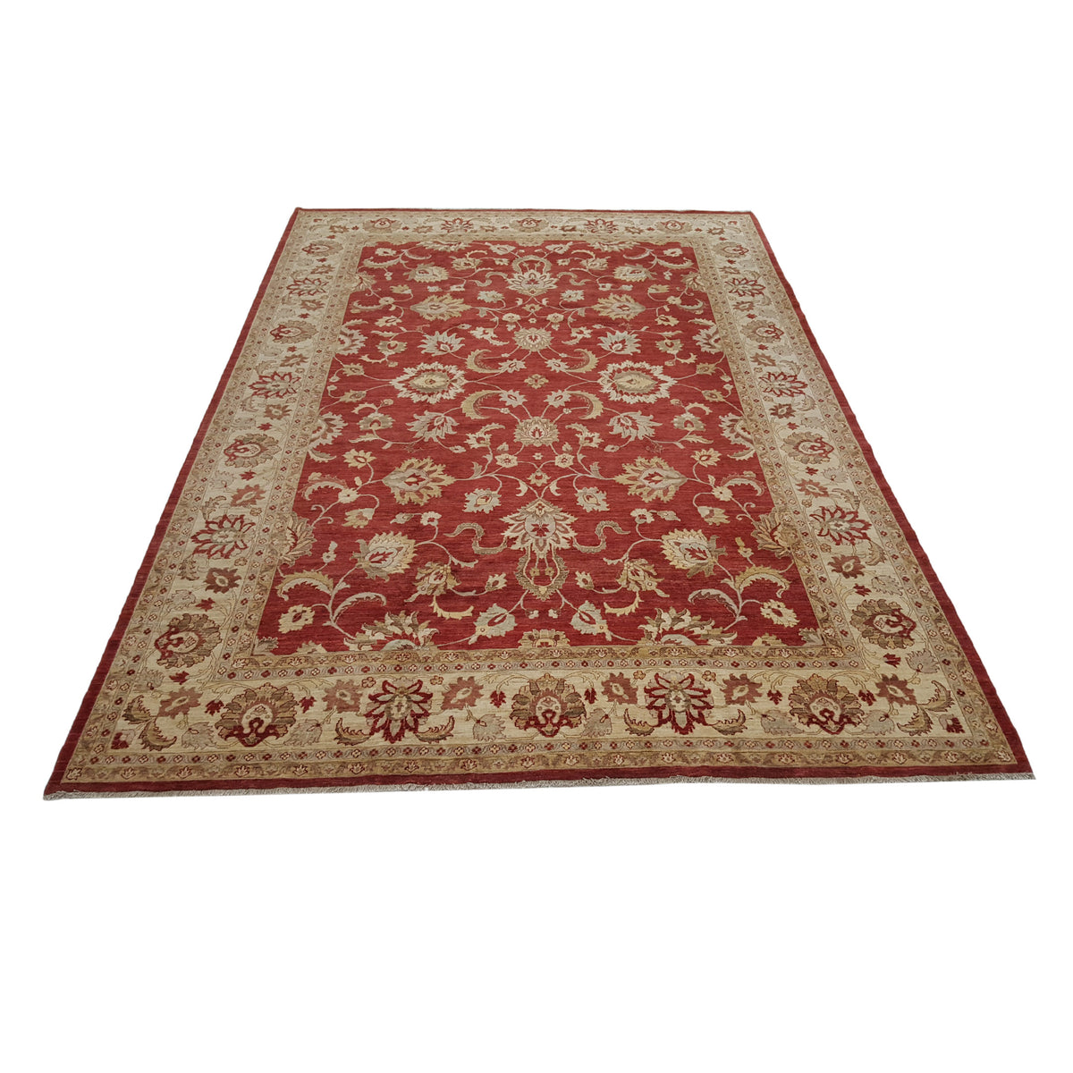 Pacific Sultanabad 32370 Red Ivory Traditional Hand Knotted Rug