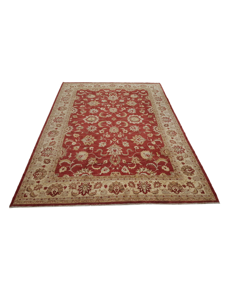 Pacific Sultanabad 32370 Red Ivory Traditional Hand Knotted Rug
