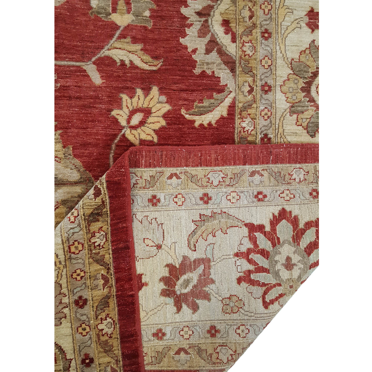 Pacific Sultanabad 32370 Red Ivory Traditional Hand Knotted Rug