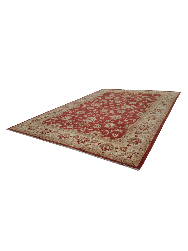 Pacific Sultanabad 32370 Red Ivory Traditional Hand Knotted Rug
